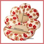 Flower-Shaped Seat Cushions with Backrests - Image 2