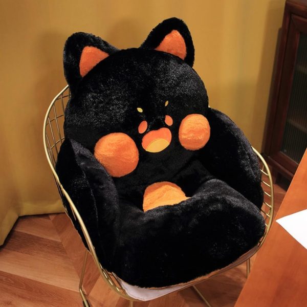 Soft Plush Seat Cushions with Backrests