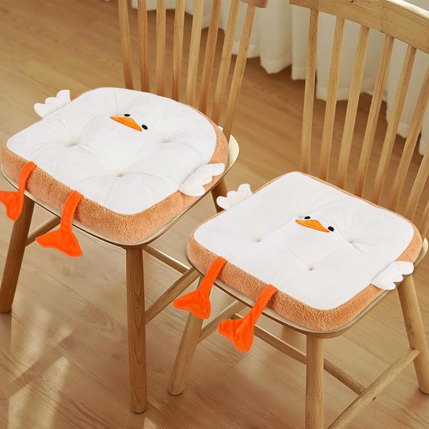 71HsS7iMqlL._AC_SL1500_.jpg Two-piece goose-shaped toast seat cushion - Image 1