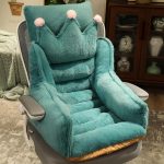 Cartoon Plush Seat Cushions with Backrests
