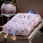 Square seat cushion with hat decoration - Image 2