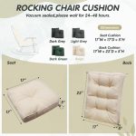 Rocking Chair Cushion Sets - Image 2