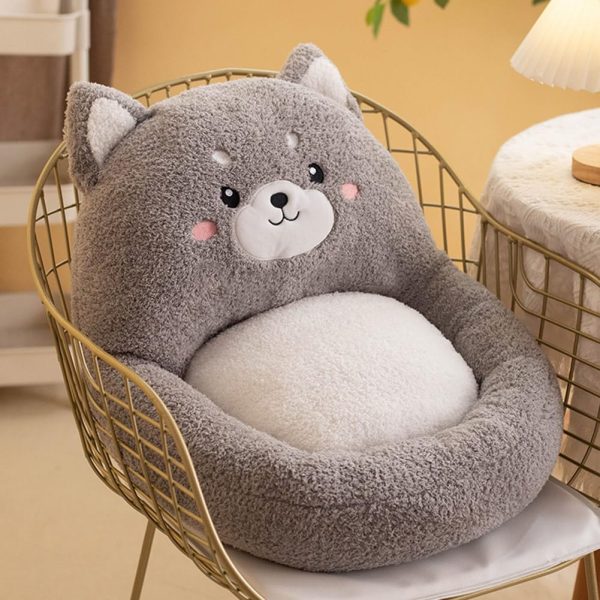 Husky-Shaped Seat Cushions with Backrests