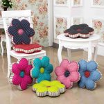 Floral polka dot chair cushion - Image 2